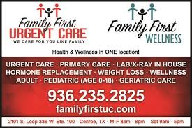 However, if you prefer to register and request your place in line, we offer online scheduling as well. Family First Urgent Care Health Care Lake Conroe Chamber Of Commerce About Conroe Lake Conroe Chamber