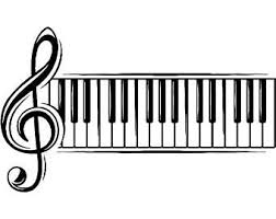 Sheet Music 9 Musical Note Symbol Treble Clef Classical Piano Keys Keyboard Logo Svg Eps Png Digital Clipart Vector Cricut Clip Art Digi Stamps Waterslides