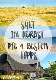 Reisen Die 4 Besten Tipps Fur Sylt Im Herbst Sylt Tipps Reisen