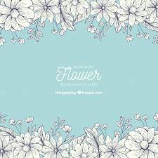 Hand drawn floral autumn background. Free Vector Hand Drawn Floral Background With Colorful Style