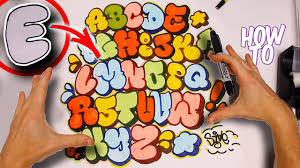 Alphabet by ledra brands, inc. How To Draw Graffiti Letters Tutorial Basic Straight Piece Youtube