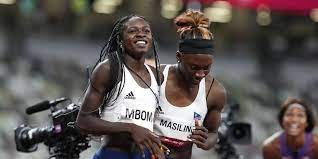 Christine mboma (left) and beatrice masilingi (right) are among the fastest at 400 meters this year, but are prohibited from the event at the tokyo olympics due to revised rules on testosterone. Botu1u48ak2flm
