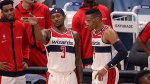 Russell westbrook will be wearing the no. Wizards 0 4 Start Leaves Russell Westbrook Frustrated On Bench Bradley Beal Avoiding Media Cbssports Com