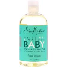 Best natural baby shampoo : Sheamoisture Olive Oil Marula Baby Wash Shampoo For Extra Dry Skin 13 Fl Oz 384 Ml Iherb