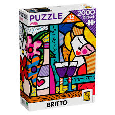 5.0 из 5 звездоч., исходя из 2 оценки(ок) товара (2). Puzzle 2000 Pecas Romero Britto Wine Loja Grow