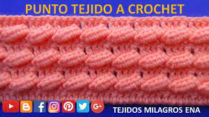 Para las que prefieren tejer siguiendo un diagrama, aquí les dejo el de este cuadradito: Punto A Crochet Olitas Para Sueteres Y Bufandas Paso A Paso Youtube