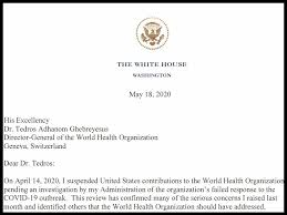 Responding to false accusations july 30, 2019 by al switzler. Assessing Trump S Letter Of Rebuke To World Health Organization Goats And Soda Npr