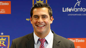 Real Salt Lake coach Jeff Cassar shows serious self-control in tempered  goal celebration