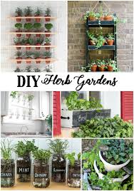 Black chalk paint + chalk + pebbles. Creative Diy Herb Gardens For Any Space