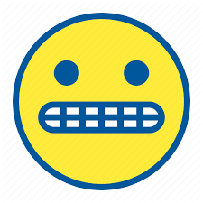Smile icon vector illustration of a smile icon against a blue background. Emoji Emoticon Face Fake Smile Icon Download On Iconfinder
