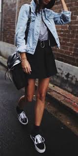 Mini Skirt Outfits Cute Ways To Wear A Mini Skirt Just The Design Miniskirt Outfits Fashion Mini Skirts