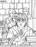 And color printing full pages uses up a ton of ink very quickly! Harry Potter Coloring Pages Coloring Library