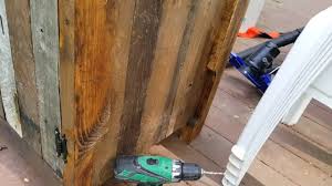 Transform your old dressers and antique boxes into vintage and rustic, stately looking bathroom vanities. Bathroom Sink Cabinet With Wood Pallets Youtube