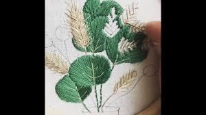 This listing is for the digital embroidery pattern 'rainbouquet'. Free Modern Embroidery Stitch Along Eucalyptus And Grasses Week 1 Youtube