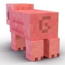 Minecraft Pig 3d Model In 2020 Minecraft Pig Minecraft Pig