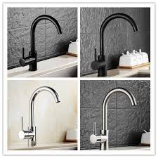 luxury kitchen faucets black color