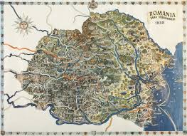 Romania 1938 Tourist Map Romania Map Romania Romania Facts