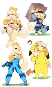 Artstation Isabella Dress Up Puni Paws Super Smash Bros Memes Animal Crossing Fan Art Nintendo Super Smash Bros