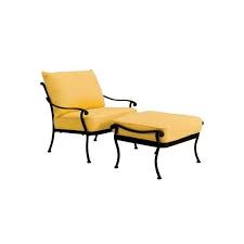 Landgrave Roma Cast Aluminum Cushion Arm Lounge Chair Aluminium Outdoor Furniture Aluminum Patio Furniture Lounge Chair