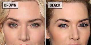 The Crazy Huge Difference Your Eyeliner Color Makes Brown Eyeliner Eyeliner Brown Eyes Brown Liquid Eyeliner