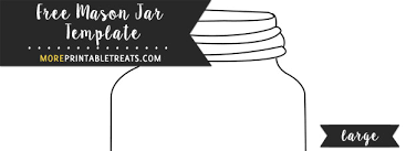 Here are some free printable canning jar labels for your mason jars! Mason Jar Template Large