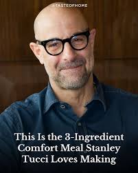 A-list or not, I think pretty much everyone will become obsessed with  Stanley's three-ingredient comfort meal that will make you nostalgic for  childhood. Get the recipe in the link in the comments