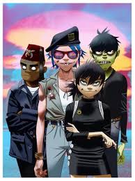 Attēlu rezultāti vaicājumam “Gorillaz”