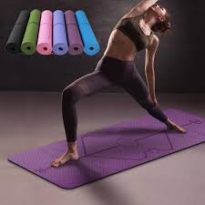 Where to get yoga mats for cheap. 1830 610 6mm Tpe Yoga Mat With Position Line Non Slip Carpet Mat For Beginner Environmental Fitness Gymnastics Mats Yoga Mats Aliexpress