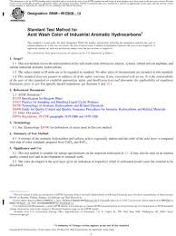 Cowhide rug acid wash gold (xlarge) $295.00. Astm D848 14 Red Standard Test Method For Acid Wash Color Of Industrial Aromatic Hydrocarbons Standard Redline Pdf Bundle