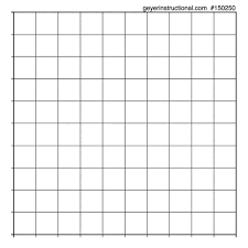 Graph Stickers 10 X 10 Grid 50 Stickers