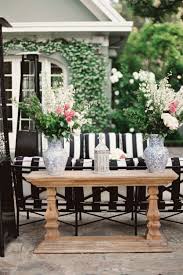 Black And White Striped Patio Decor Strawberry Pie Ice Cream Sandwiches Recipe Outdoor Outdoor Spaces Decorating Small Spaces