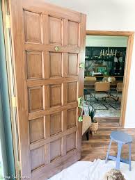 This will ensure that your front door looks. How To Paint A Door To Look Like Wood It S Easier Than You Think Average But Inspired