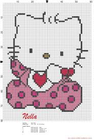 Free Chart Hello Kitty Needle Work