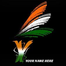 Alphabet) erleichtert das buchstabieren von wörtern (speziell eigennamen . Write Name On Y Alphabet Special Independence Day Wishes Whatsapp Profile Images Start Your Names With Speci Indian Flag Images Indian Flag Colors Indian Flag