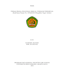 Jurnal yang sudah pernah dibuat oleh para mahasiswa di indonesia dengan harapan bisa membantu anda mendapatkan contoh jurnal yang bisa menjadi referensi menyusun jurnal sebenarnya. Contoh Tesis S2 Hukum Contoh Soal Dan Materi Pelajaran 7