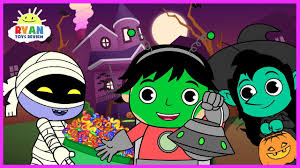 Find ryan's world at the entertainer. Ryan Halloween Trick Or Treat To The Haunted House For Kids Cartoon Animation For Children Youtube