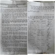 Download contoh surat pengunduruan diri sebagai anggota bpd ke kepala desa format doc simpel dan sederhana. Dinilai Tak Sesuai Perbup Warga Tolak Hasil Pemilihan Bpd Kubang Gedang Jambi One Portal Berita Paling Jambi