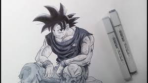 Dragon ball drawing goku black. Drawing Goku Black And White Youtube