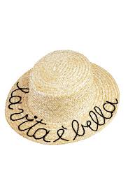 1997, италия, драмы, комедии, военные. La Vita E Bella Women Straw Hat With A Glitter Mantra On The Brim Handmade In Italy Leontine Vintage