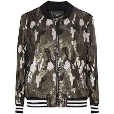 Mat Khaki Green Black Plus Size Sequin Camouflage Jacket 4 325 Uyu Liked On Polyvore Featuring Outerwear Jacket Sparkly Jackets Khaki Jacket Camo Jacket