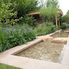 Lovely Pool With Rock Stepping Stones By Adam Frost At Chelsea Flower Show English Country Gardens Garden Fountains Garden Structures