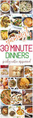 The Best 30 Minute Meals Recipes Easy Quick And Delicious Family Friendly Lunch And Dinner Ideas Recipes Food 30 Minute Meals