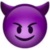 Smileys yellow face icon and emoticons in devil, injured, surprise. 3