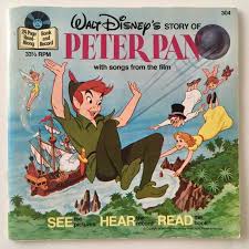 Peter Pan Walt Disney S Story Of 7 Vinyl Record 24 Page Book Disneyland 304 Children S Musi Walt Disney Story Disney Story Disney Books