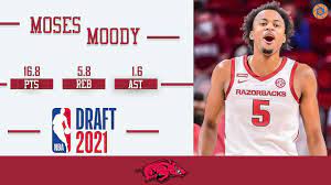 Moses moody is an american college basketball player. 2021 Nba Draft Prospect Arkansas Sg Moses Moody 2020 2021 Ncaa Basketball Highlights Youtube