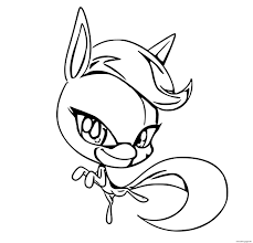 More images for ladybug and cat noir kwami coloring pages » Kaalki Kwami Coloring Pages Printable