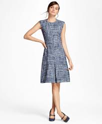 Shimmer Boucle Dress Brooks Brothers Dresses Ladies Dress Design Womens Dresses