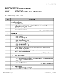 Dikutip dari situs job street, saat ini pt. Boq Cme Telkomsel Masonry Concrete