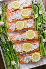 One Pan Salmon Asparagus Recipe Video Natashaskitchen Com Salmon And Asparagus Asparagus Recipe Recipes