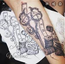 Sewing Tattoo Sewing Tattoos Sewing Machine Tattoo Sewing Tattoo Sleeve